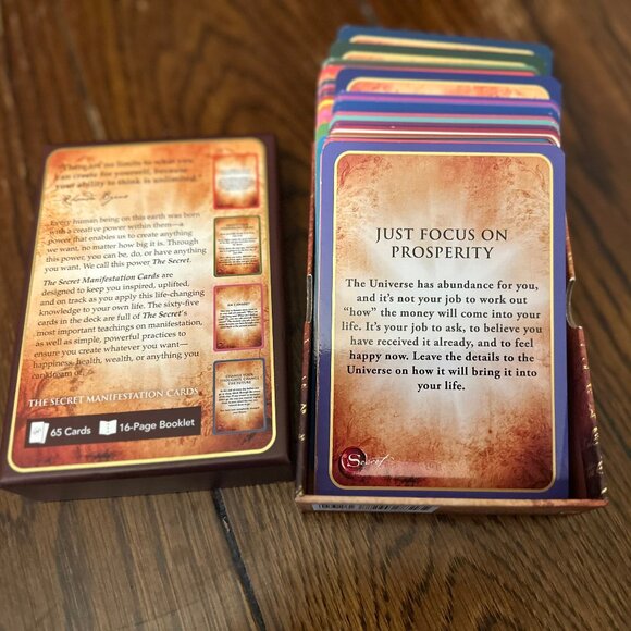 The Secret Manifestation Cards – Inspiring Affirmation Deck - Picture 2 of 6